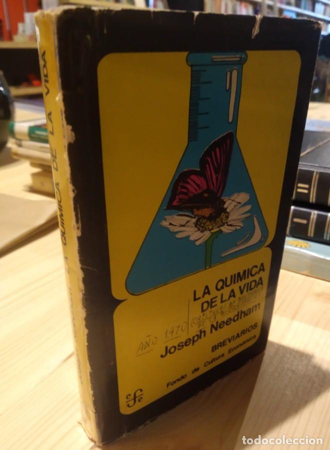 Libros: LA QUIMICA DE LA VIDA. JOSEPH NEEDHAM - - Foto 1