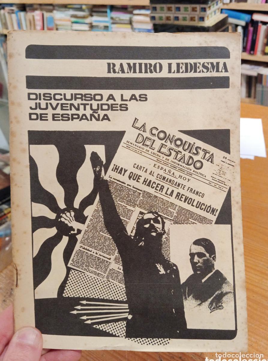 Libros: Ramiro Ledesma Discurso a las juventudes de Espa&ntilde;a - - Foto 1