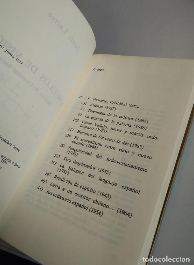 Libros: &Aacute;NGULOS DE VISI&Oacute;N. JUAN LARREA - - Foto 5