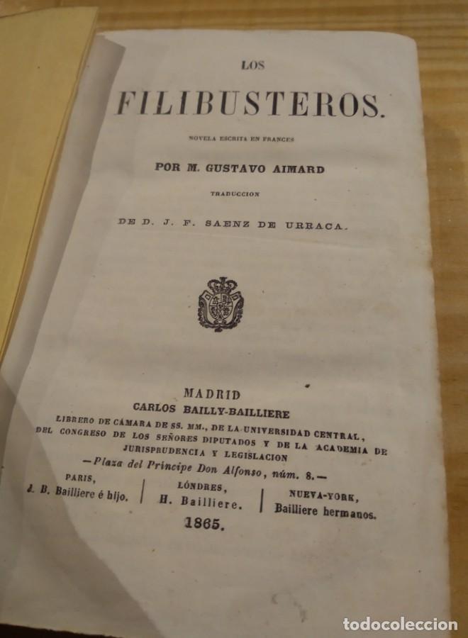 Libros: LOS FILIBUSTEROS. GUSTAVO AIMARD. - - Foto 4