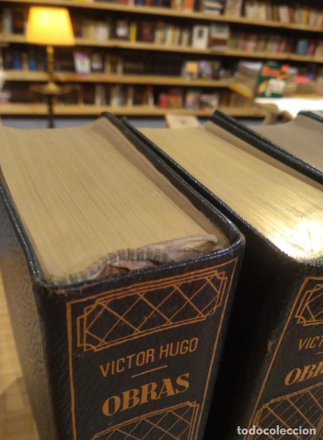 Libros: OBRAS. V&Iacute;CTOR HUGO. 4 TOMOS. LORENZANA. 1964 - - Foto 2