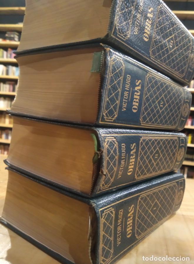 Libros: OBRAS. V&Iacute;CTOR HUGO. 4 TOMOS. LORENZANA. 1964 - - Foto 6