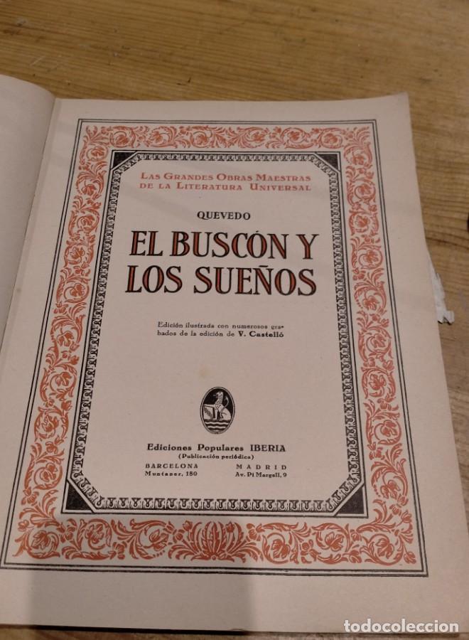 Libros: Quevedo, El busc&oacute;n y los sue&ntilde;os (1932) -