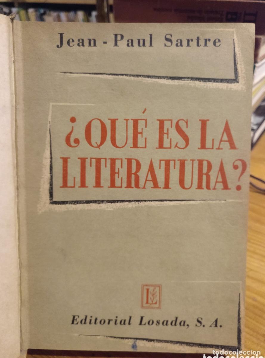 Libros: Sartre, Que es la literatura - - Foto 1