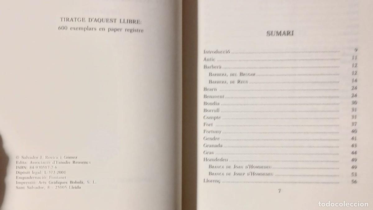 Libros: Els nobles del baix camp s.XVII - Foto 3