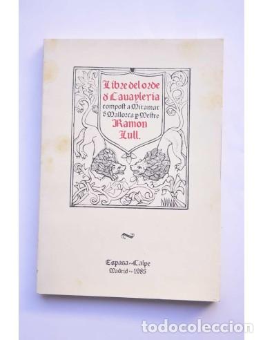 Libros: Llibre d lOrdre de Cavalleria - LLULL, Ram&oacute;n - Foto 1
