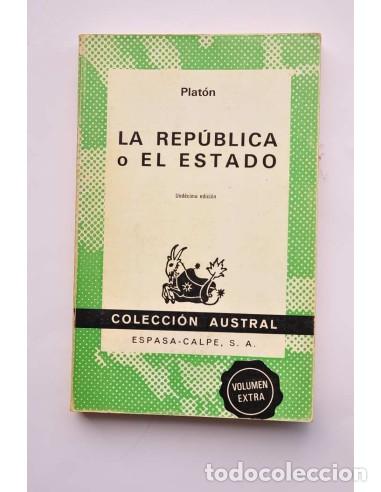 Libros: La Rep&uacute;blica o El estado - PLAT&Oacute;N - Foto 1