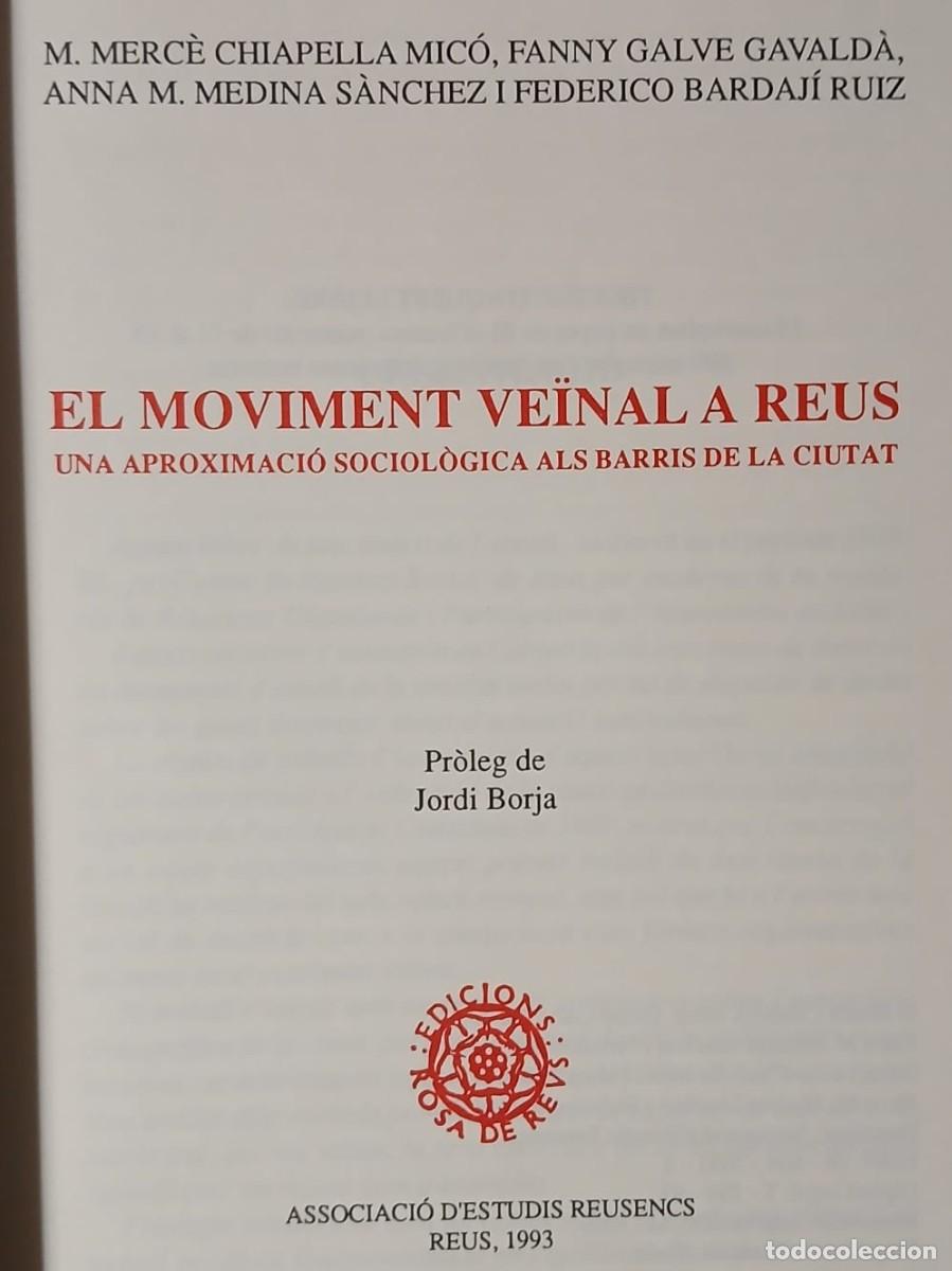 Libros: El moviment veinal a Reus - Foto 1