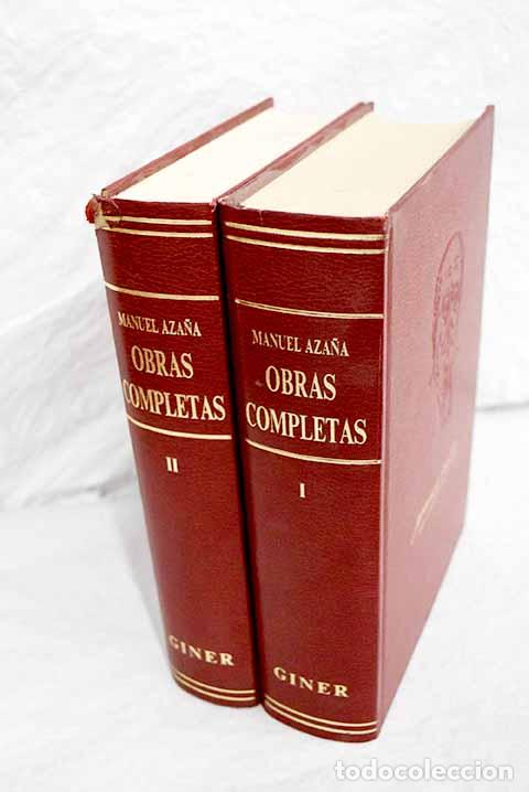 Libros: Obras completas: Aza&ntilde;a, Manuel.- Aza&ntilde;a, Manuel - Foto 1
