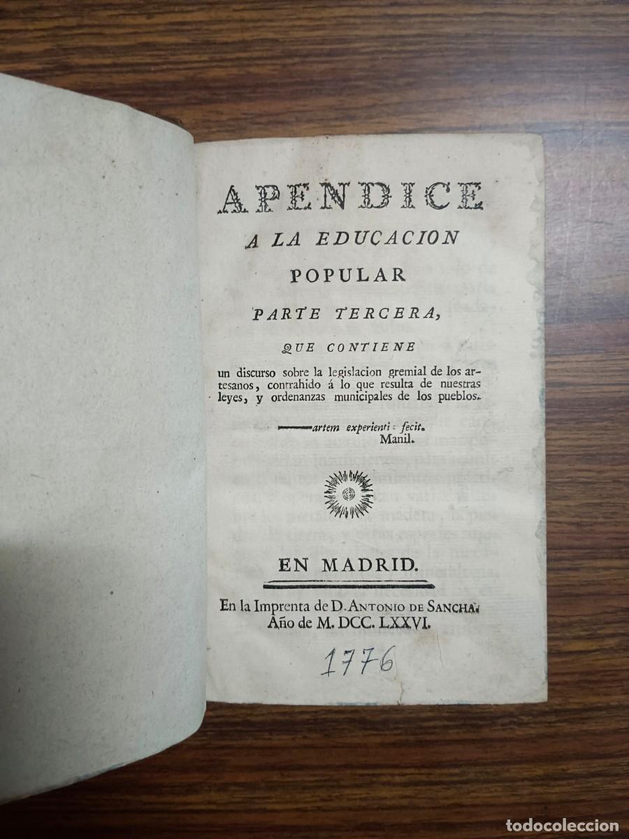 Livros em segunda m&atilde;o: APENDICE A LA EDUCACION POPULAR - PARTE TERCERA - VV.AA.