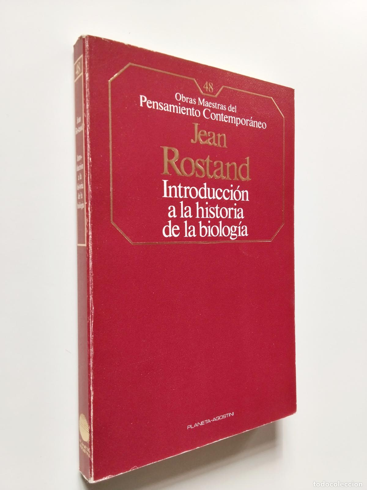 Libros: Jean Rostand - Introducci&oacute;n a la historia de la biolog&iacute;a - Foto 1