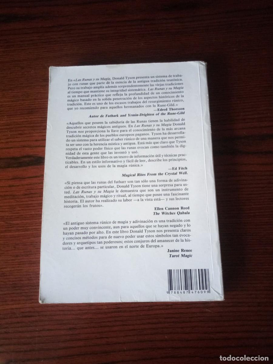 Libros: &rdquo;Las runas y su magia&rdquo;, Donald Tyson - Foto 2