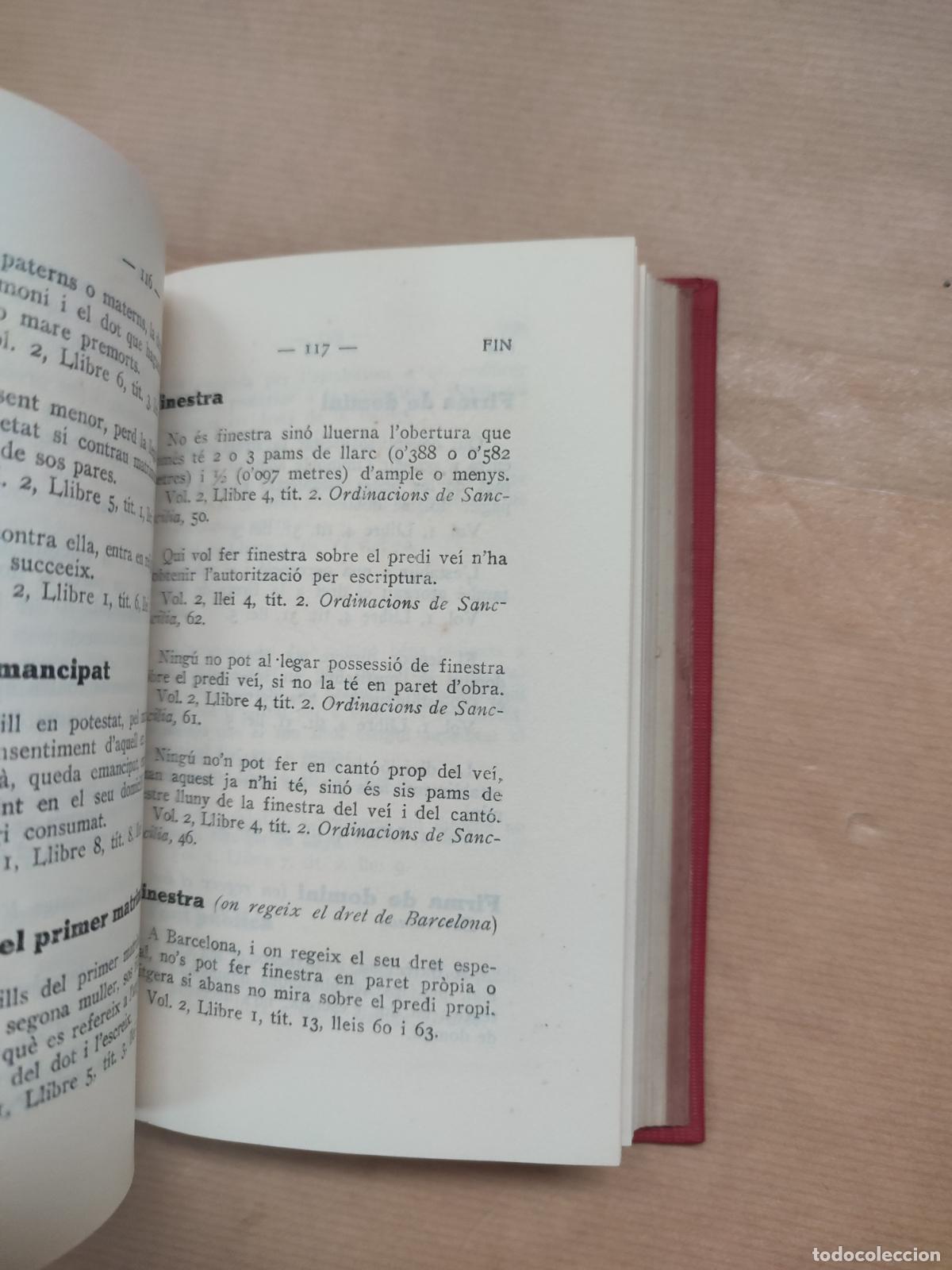 Libros: INDEX DE TEXTOS LEGALS CATALANS. - Foto 3