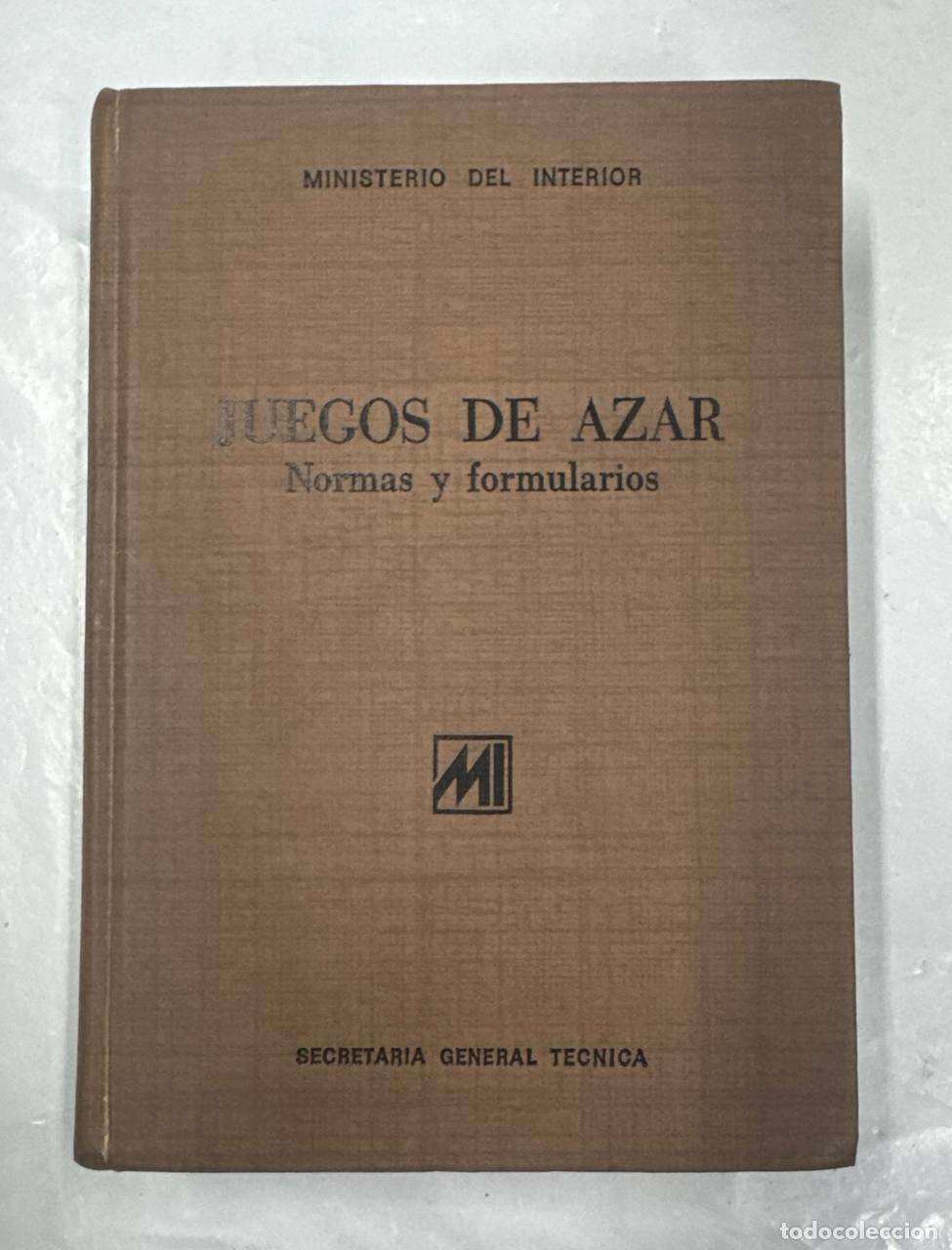 Libri di seconda mano: Juegos de azar. Normas y formularios.