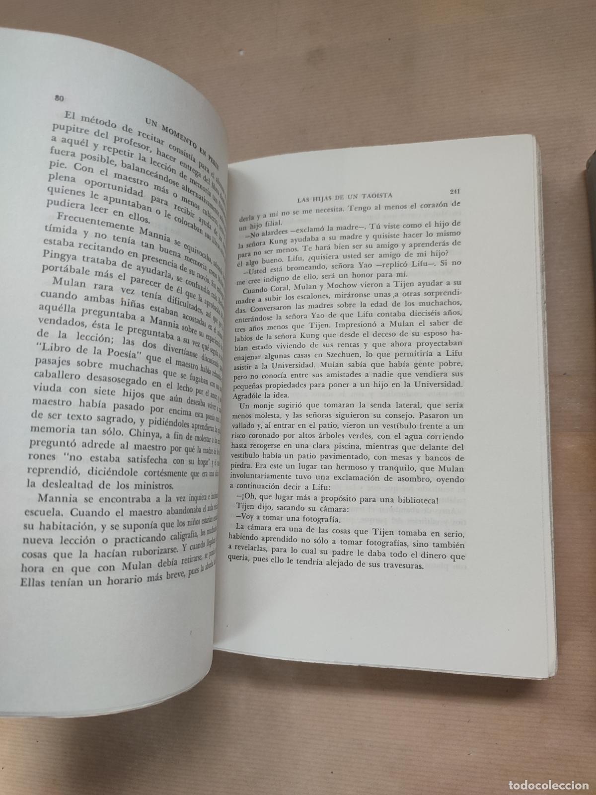 Libros: Un momento en Pekin . 2 Tomos - Lin Yutang - Foto 4