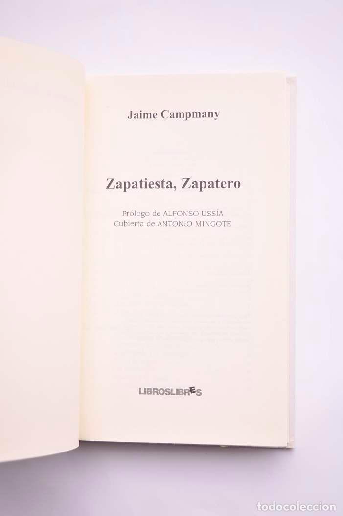 Libros: Zapatiesta Zapatero - CAMPMANY, Jaime - Foto 2