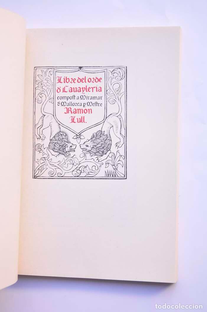 Libros: Llibre d lOrdre de Cavalleria - LLULL, Ram&oacute;n - Foto 5