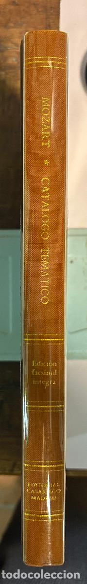 Libros: MOZART CAT&Aacute;LOGO TEM&Aacute;TICO - EDICI&Oacute;N FACS&Iacute;MIL INTEGRA - 1990 - MADRID NUMERADO - Foto 7