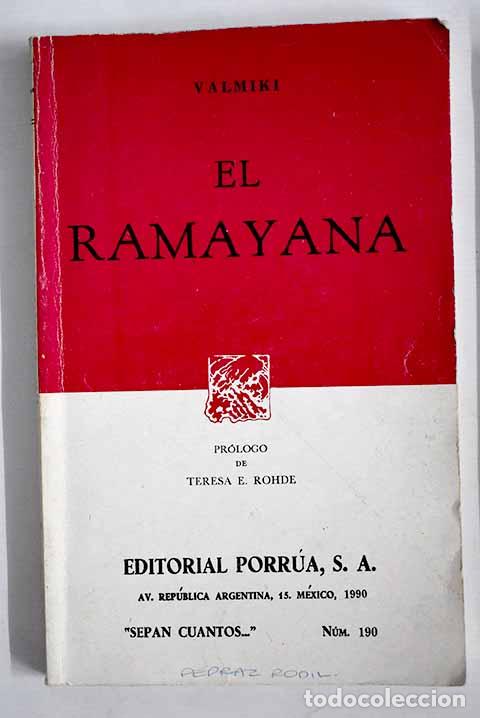 Libros: El Ramayana: : Porr&uacute;a. - Foto 1