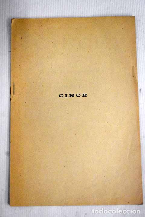 Libros: Circe: &oacute;pera en tres actos.- Ramos Carri&oacute;n, Miguel - Foto 1