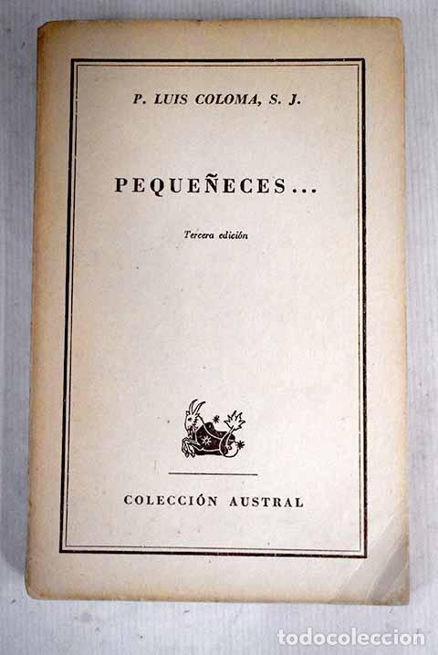 Libros: Peque&ntilde;eces: Coloma, Luis.- Coloma, Luis - Foto 1