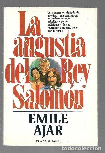 Libros: ANGUSTIA DEL REY SALOMON - LA - AJAR, EMILE - Foto 1
