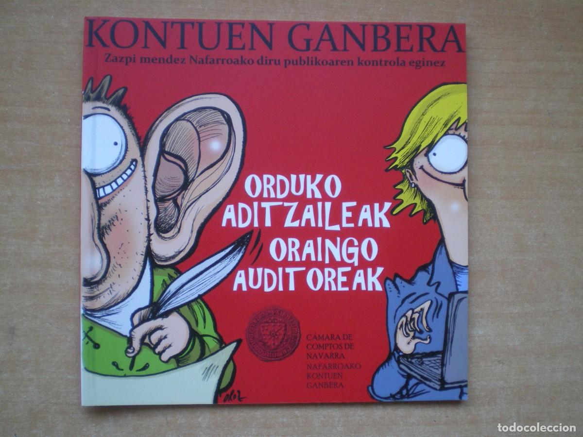 Libros: C&Aacute;MARA DE COMPTOS DE NAVARRA. FERM&Iacute;N ERBITI. C&Eacute;SAR OROZ. VERSI&Oacute;N EUSKERA. - Foto 1