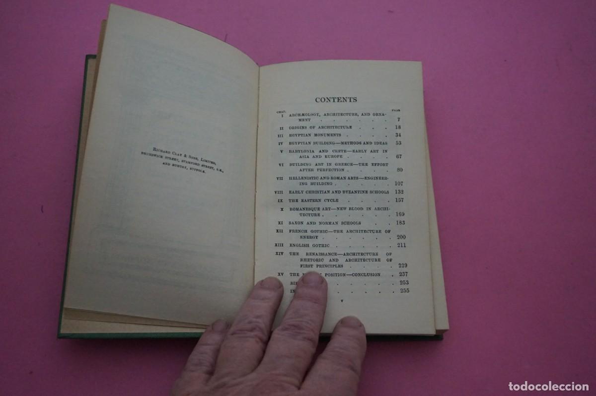 Libros: AMF-17C/ ARCHITECTURE - W. R. LETHABY / WILLIAMS AND NORGATE EDITOR - Foto 2