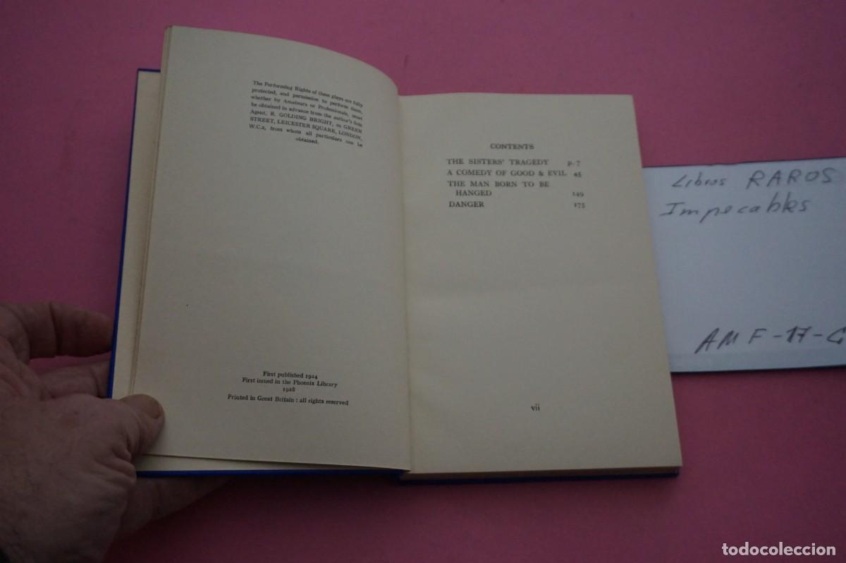 Libros: AMF-17C/ PLAYS - RICHARD HUGHES / CHATTO AND WINDUS EDITOR - Foto 2