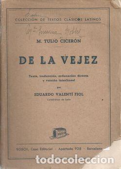 Libros: DE LA VEJEZ - CICERON, MARCO TULIO - Foto 1