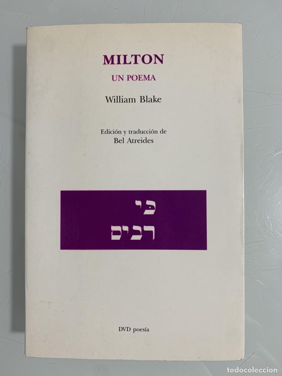 Libros: MILTON. UN POEMA - William Blake - Foto 1