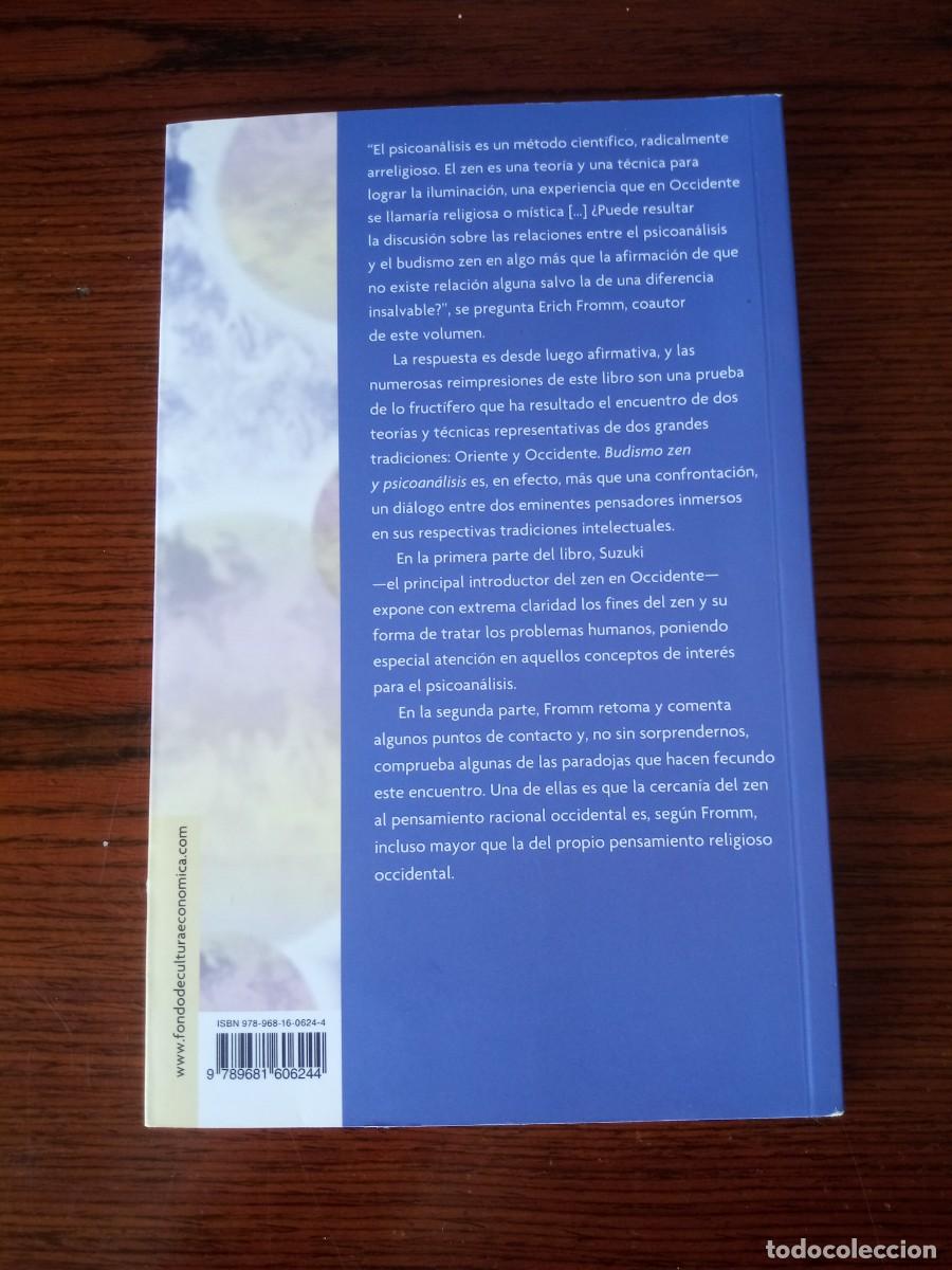Libros: &rdquo;Budismo zen y psicoan&aacute;lisis&rdquo;, Suzuki / Fromm - Foto 2