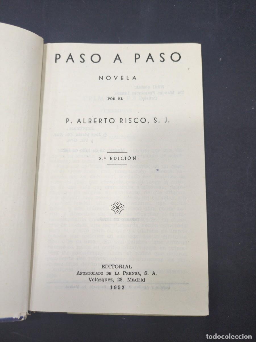 Libros: PASO A PASO (A. RISCO) - Foto 2