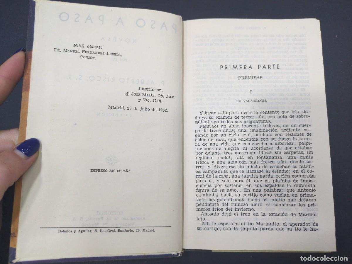 Libros: PASO A PASO (A. RISCO) - Foto 3