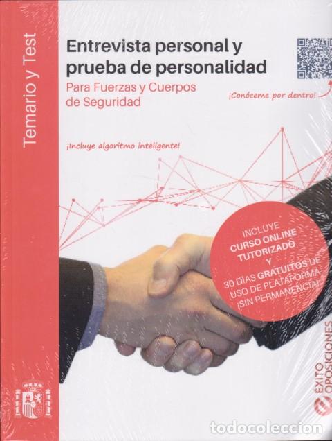 books: ENTREVISTA PERSONAL Y PRUEBA DE PERSONALIDAD PARA FUERZAS Y CUERPOS DE SEGURIDAD. TEMARIO Y TEST - L