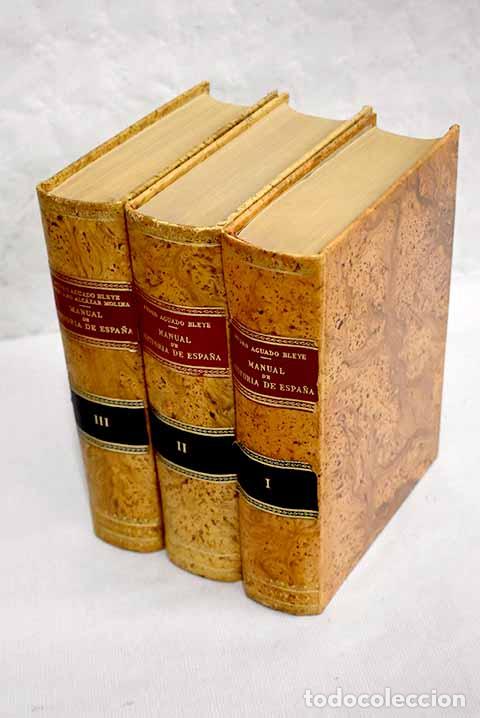 Libros: Manual de historia de Espa&ntilde;a.- Aguado Bleye, Pedro - Foto 1