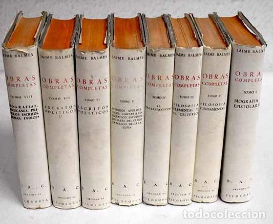 Libros: Obras completas: Balmes, Jaime.- Balmes, Jaime - Foto 1