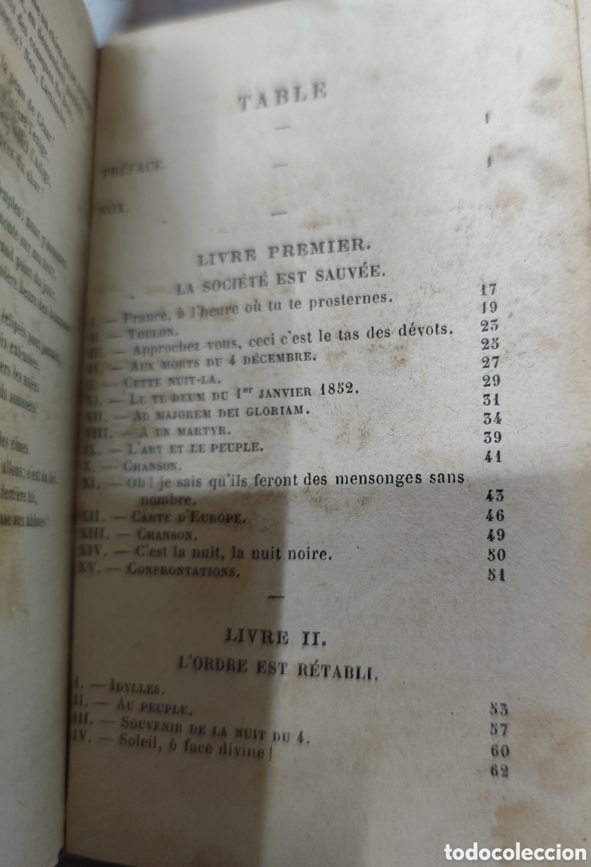 Libros: CHATIMENTS. A&ntilde;o 1853 - VICTOR HUGO - Foto 4