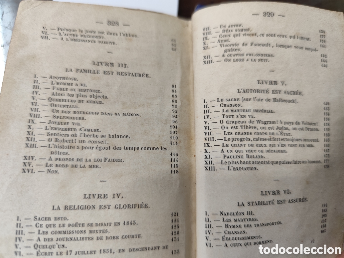 Libros: CHATIMENTS. A&ntilde;o 1853 - VICTOR HUGO - Foto 5