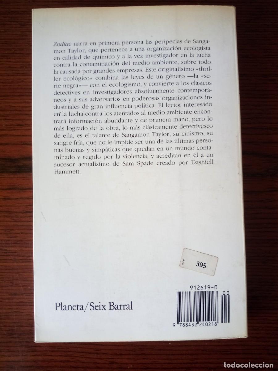 Libros: &rdquo;Zodiac&rdquo;, Neal Stephenson - Foto 2