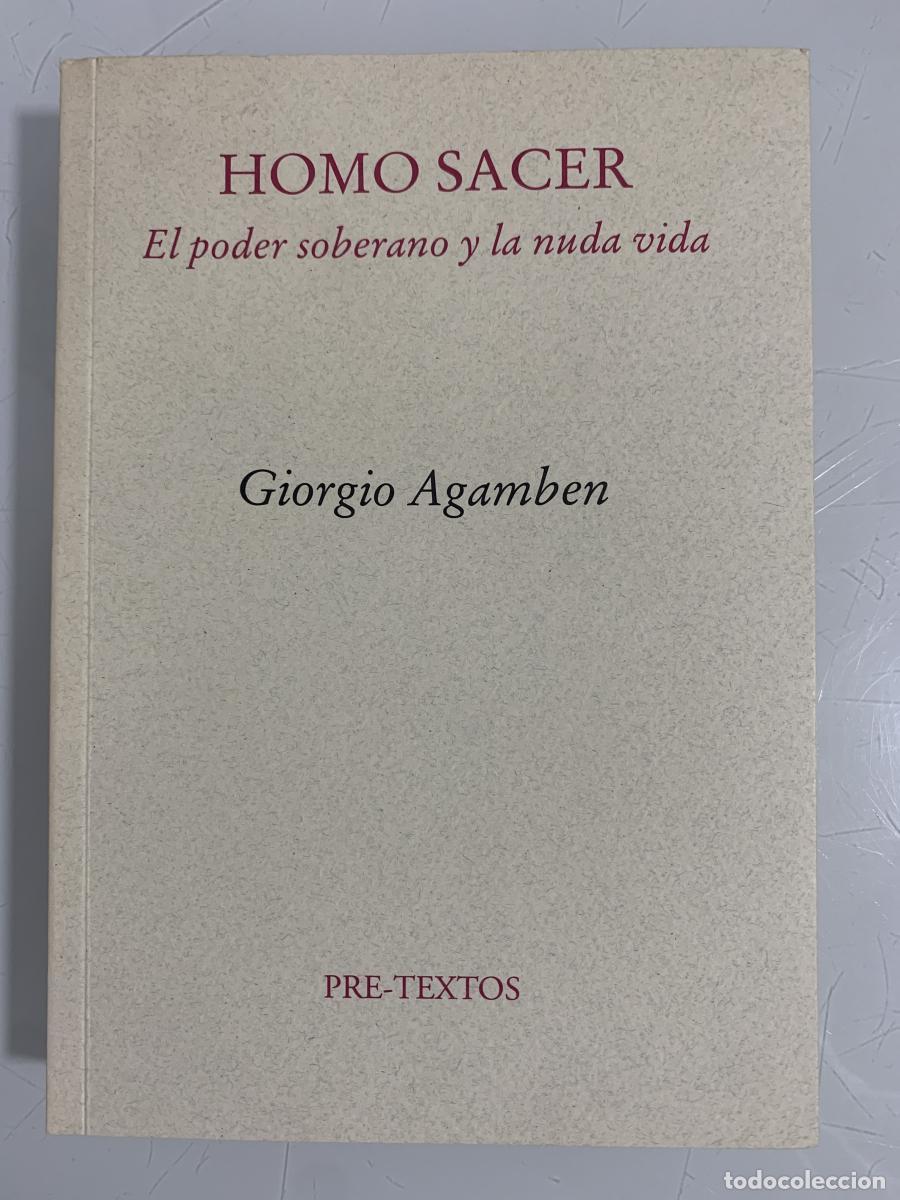 Libros: HOMO SACER. El poder soberano y la nuda vida - Giorgio Agamben - Foto 1