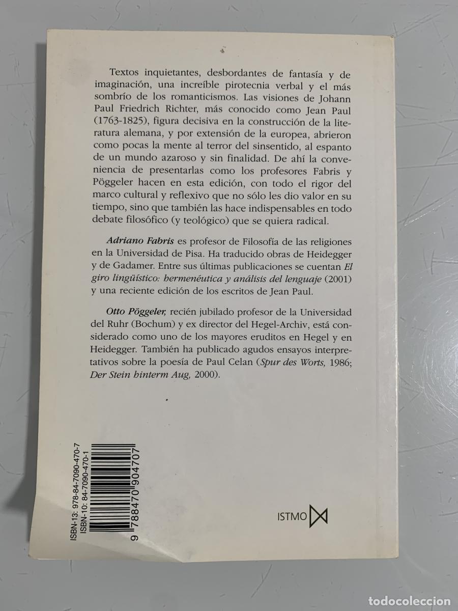 Libros: ALBA DEL NIHILISMO (edici&oacute;n biling&uuml;e) - Jean Paul - Foto 2