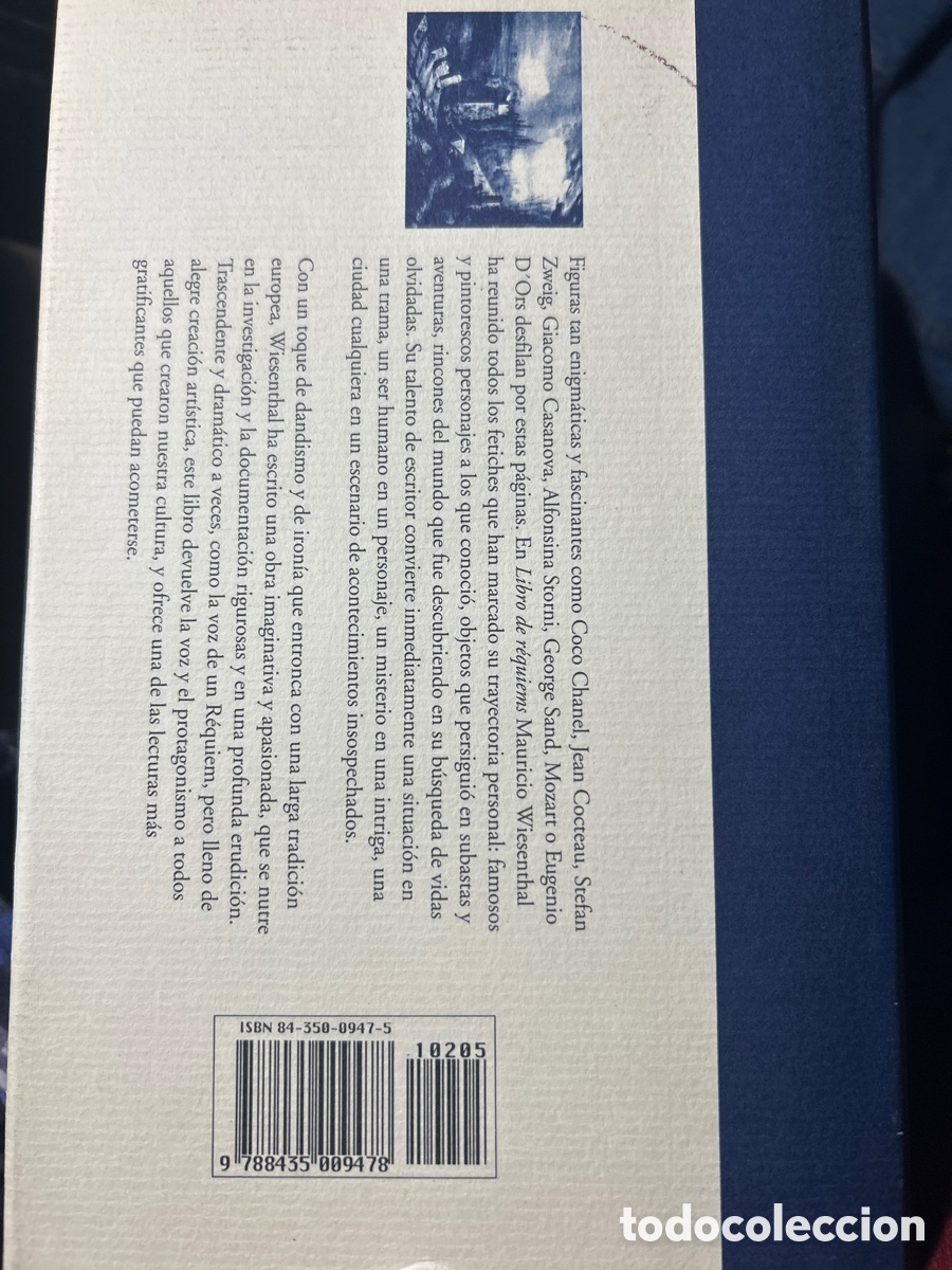 Libros: Libro de r&eacute;quiems por Mauricio Wiesenthal - Foto 5