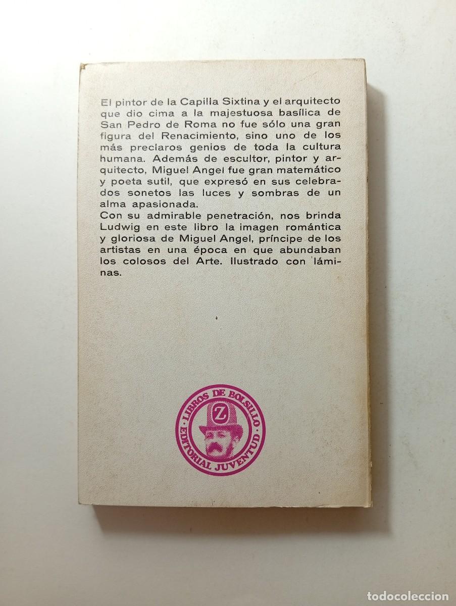 Libros: MIGUEL ANGEL - EMIL LUDWIG - EDITORIAL JUVENTUD - Foto 2