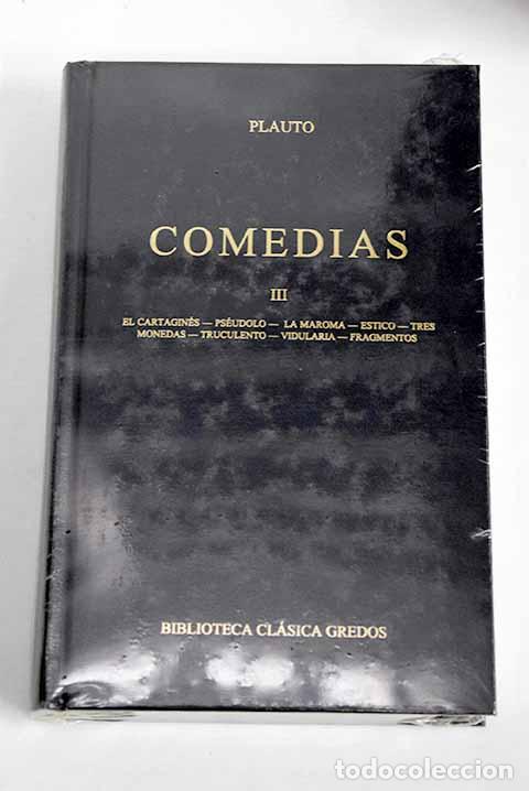 Libros: Comedias, tomo III: Plauto.- Plauto - Foto 1