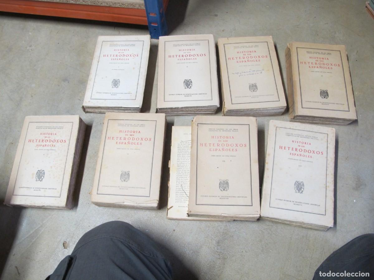 Libri di seconda mano: HISTORIA DE LOS HETERODOXOS ESPA&Ntilde;OLES. COMPLETA EDICION NACIONAL DE LAS OBRAS DE MENENDEZ Y PELAYO.