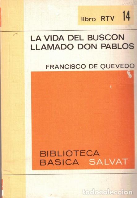 Libros: LA VIDA DEL BUSCON LLAMADO DON PABLOS - DE QUEVEDO, FRANCISCO - Foto 1
