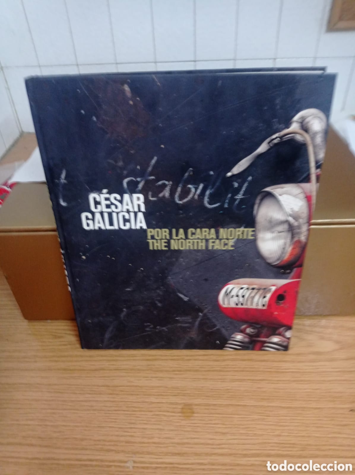 Libros: POR LA CARA NORTE. CESAR GALICIA - Foto 1