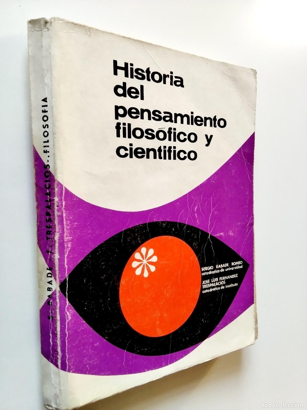 Libros: Sergio R&aacute;bade - Historia del pensamiento filos&oacute;fico y cient&iacute;fico - Foto 1