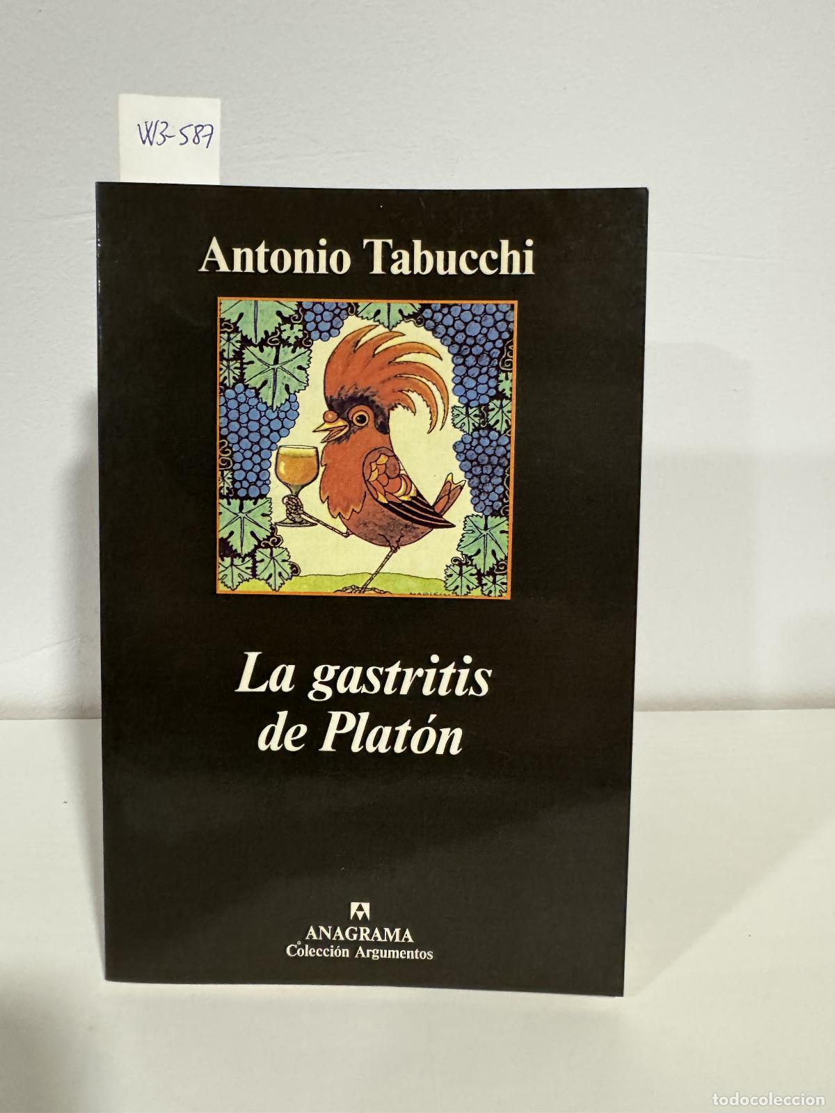 Libros: TABUCCHI, Antonio. - La gastritis de Platon. - Foto 1